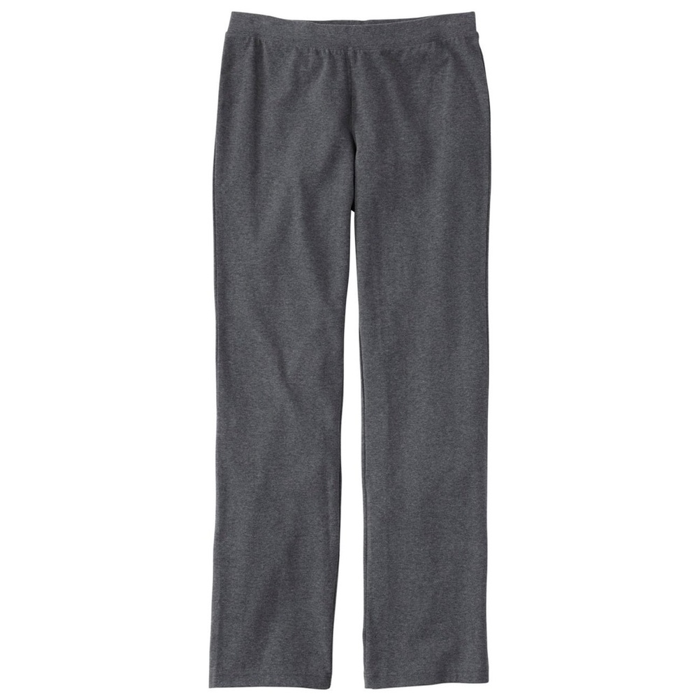 LLBean Women's Perfect Fit Pants, Bootcut, Grey, Size XL in Medium Tall Length